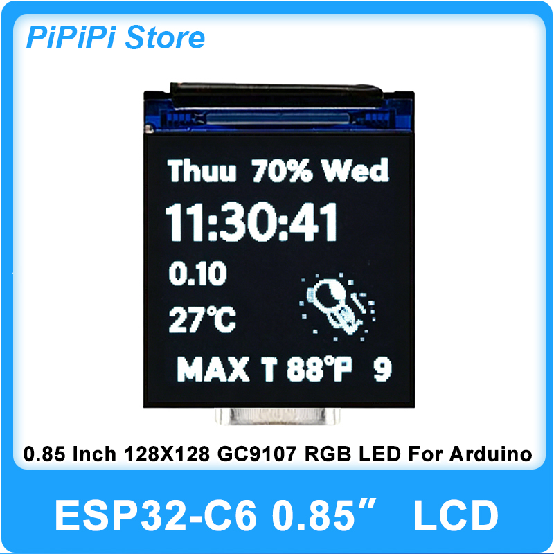Esp32 Wifi Bluetooth Module - ESP32 C6 0.85 Inch 128X128 IPS