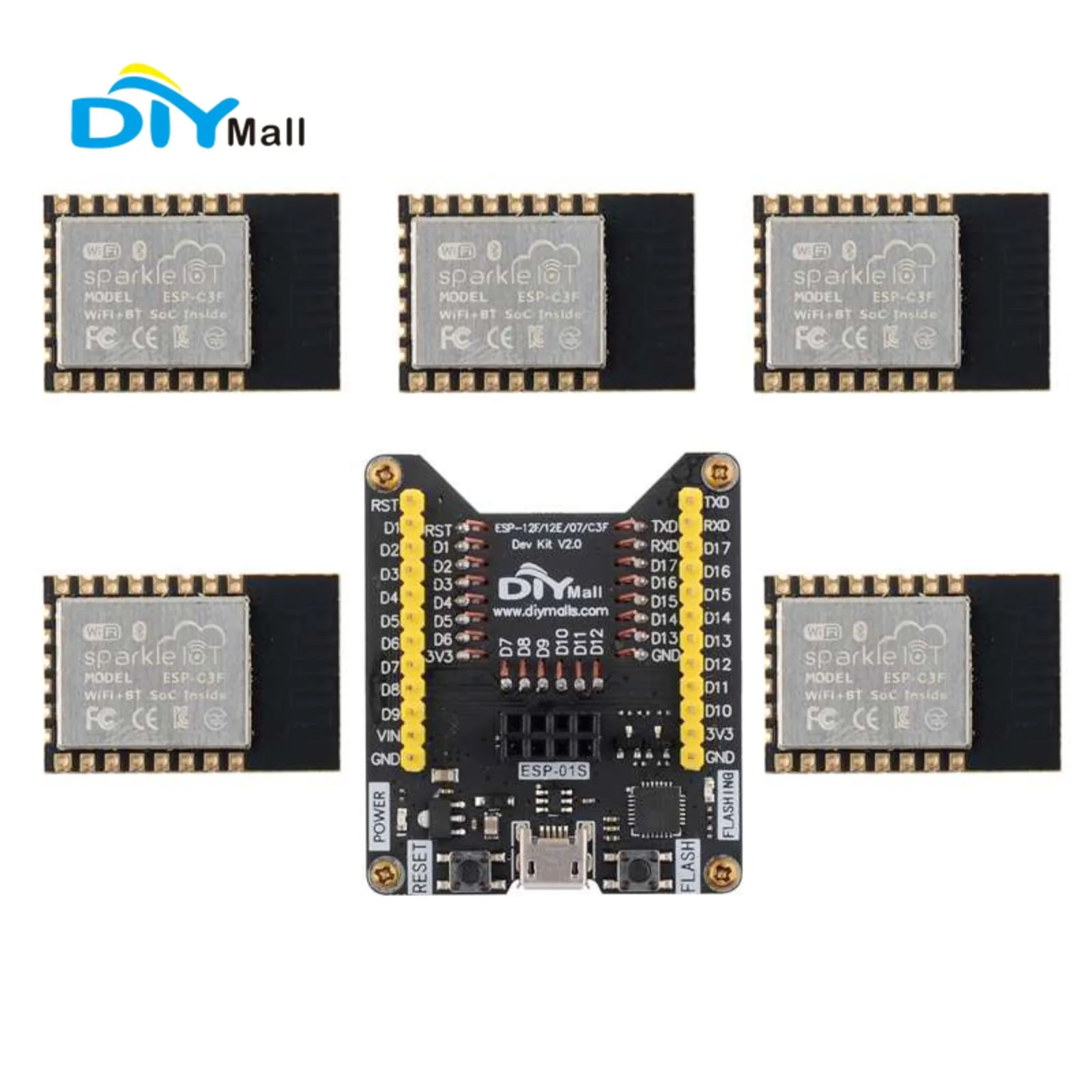ESP32-C3F WiFi+BT Module 32-bi - Esp8266 ulasan dan harga