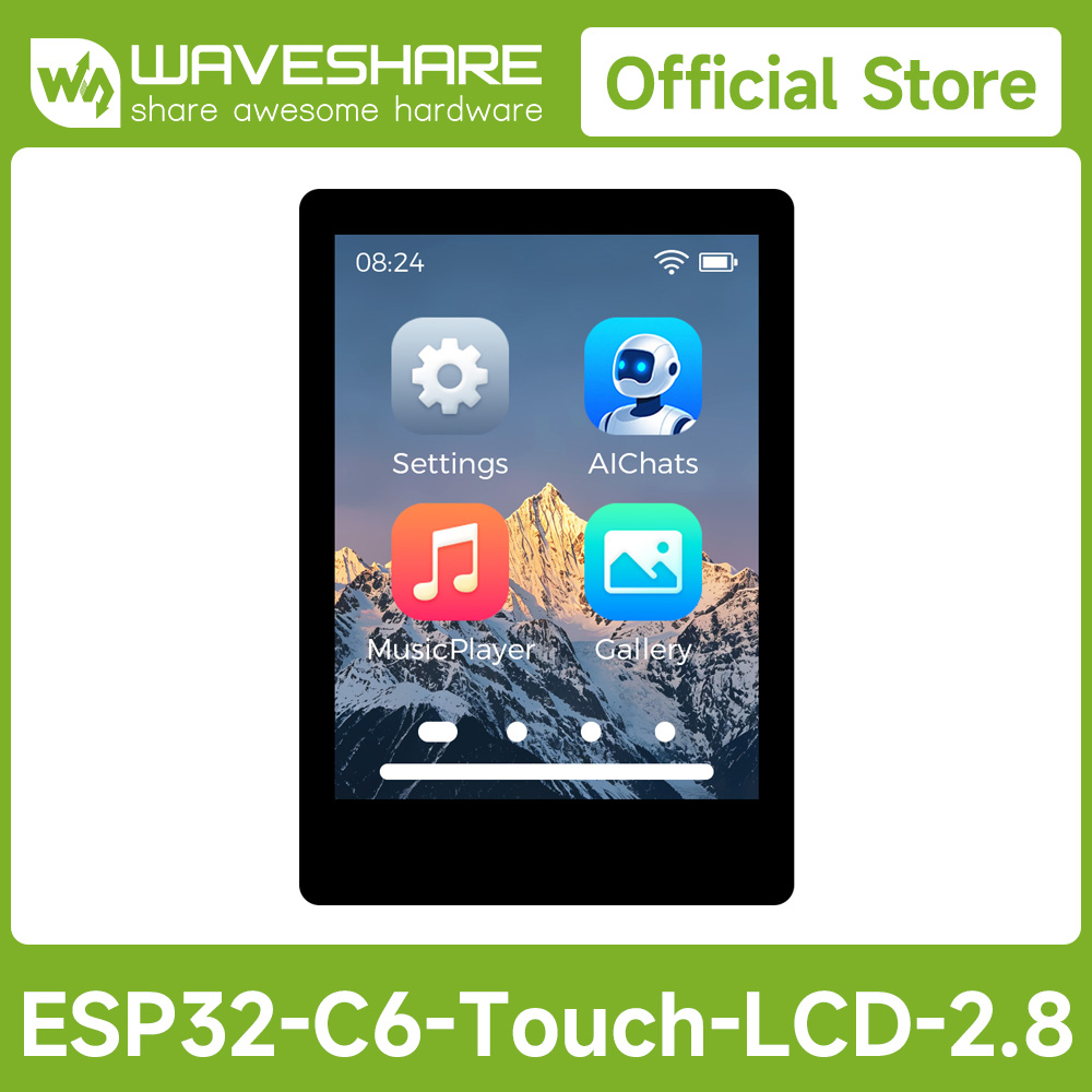 Waveshare ESP32-C6 2.8inch IPS - Esp32 Uart Module ulasan dan harga