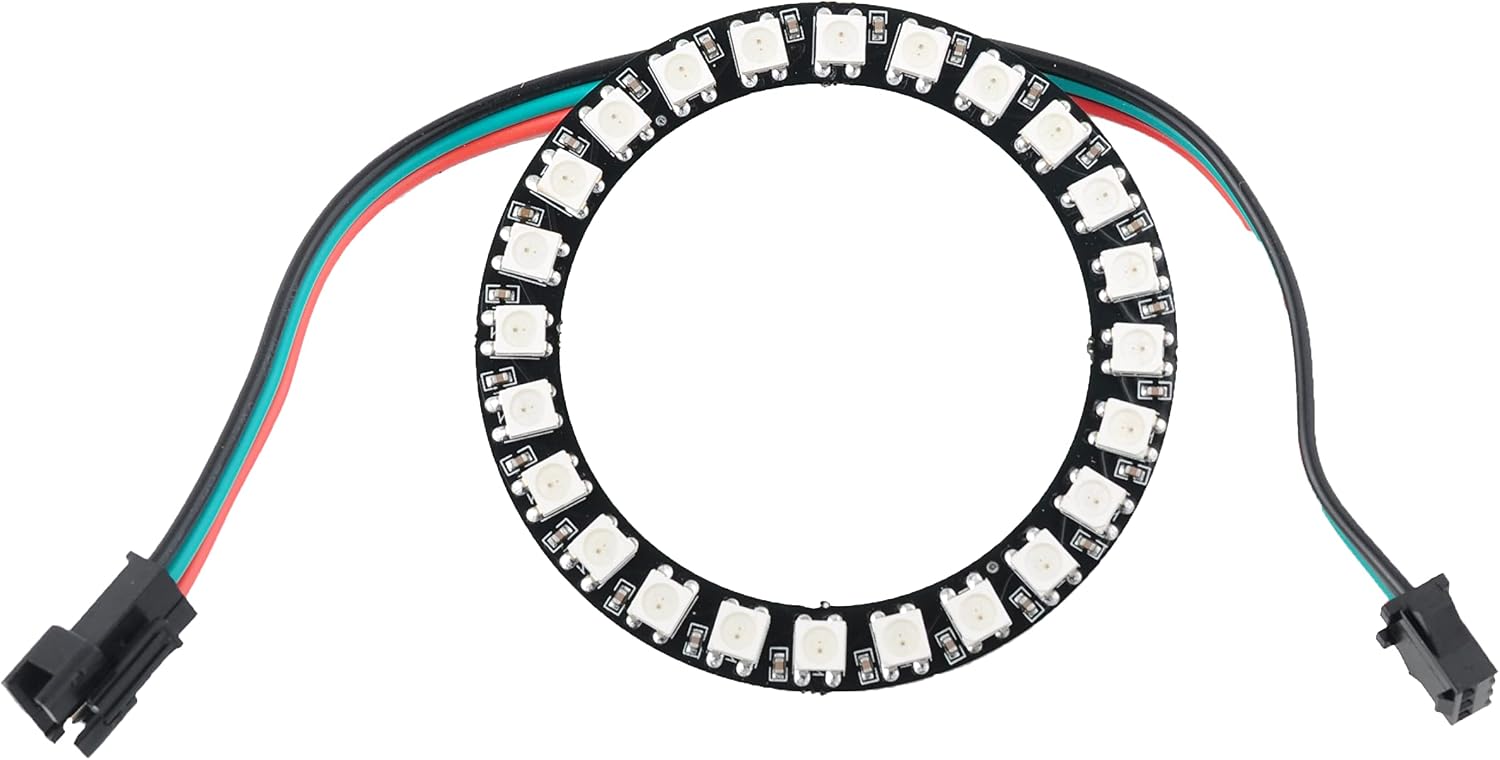 24 RGB LED Rings 24 X WS2812B  - Esp8266 Nodemcu ulasan dan harga