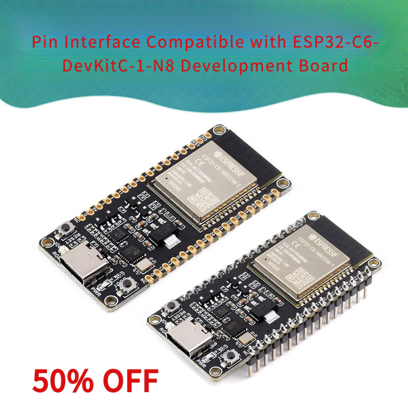 ESP32-C6-WROOM-1-N8 RISC-V Dev - Esp32 Wifi Bluetooth Module ulasan dan harga