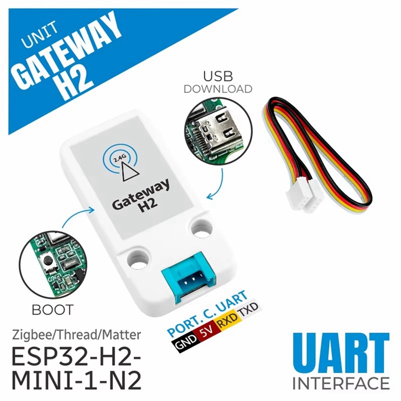 Unit Gateway H2 ESP32-H2 Threa - Esp32 H2 ulasan dan harga