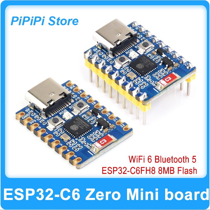 ESP32-C6 Zero Super Mini Devel - Esp32 Wifi Bluetooth Module ulasan dan harga