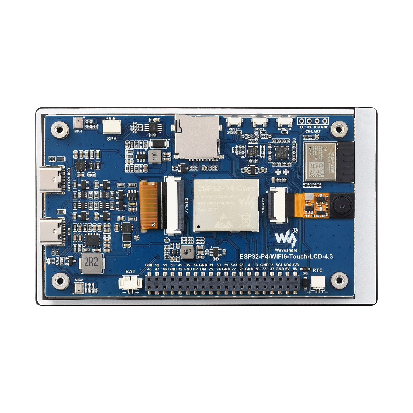 Waveshare ESP32-P4-WIFI6 4.3in - Esp32 Uart Module ulasan dan harga