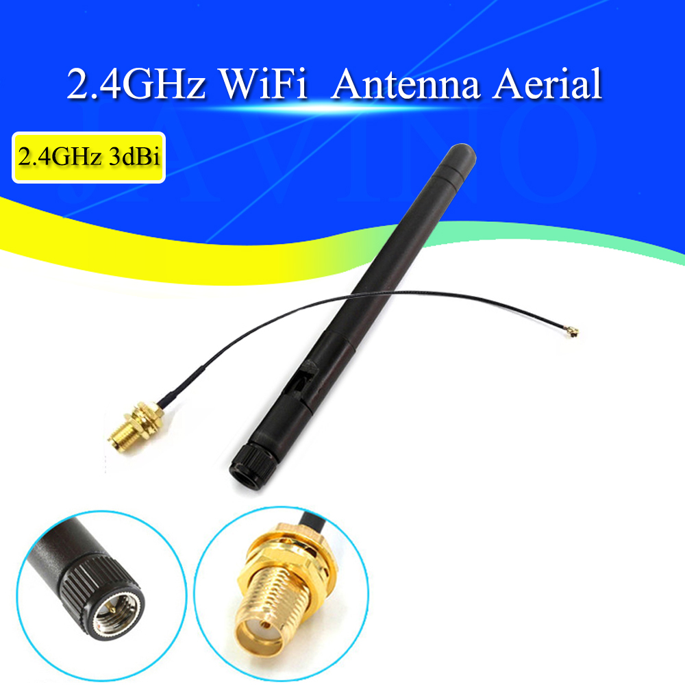 3dBi 2.4G WiFi Antenna RP-SMA  - Esp8266 ulasan dan harga